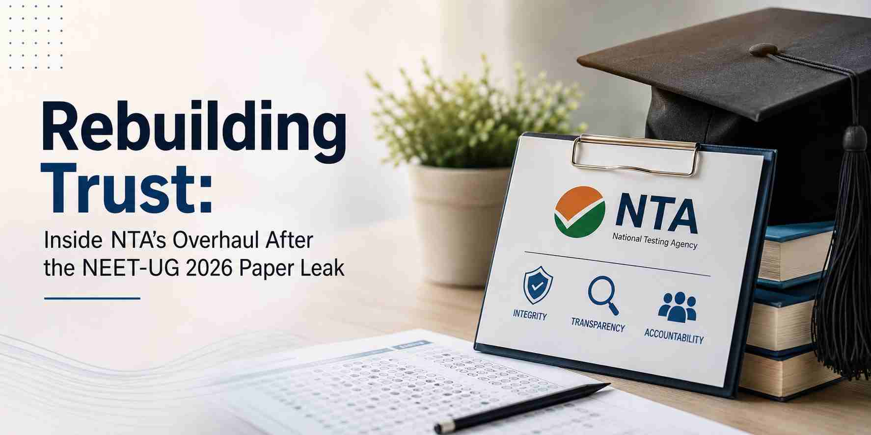 Rebuilding Trust: Inside NTA's Overhaul After the NEET-UG 2026 Paper Leak